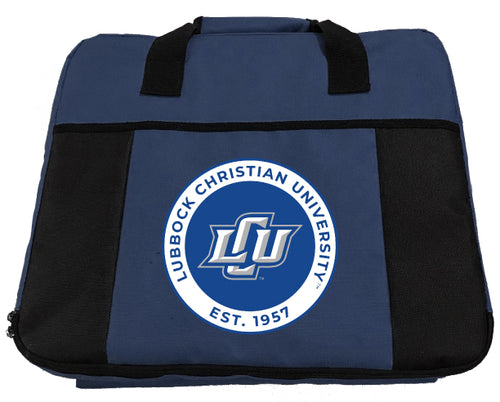 Lubbock Christian University Chaparral Seat Cushion Officially Licensed Collegiate Product Navy