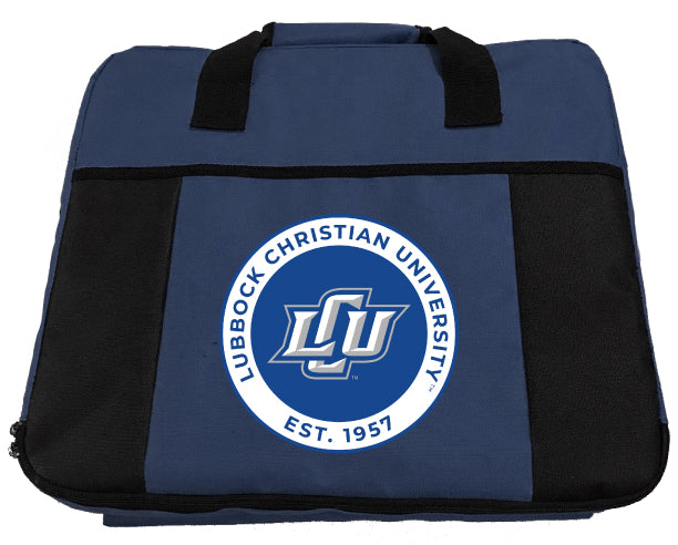 Lubbock Christian University Chaparral Seat Cushion Officially Licensed Collegiate Product Navy