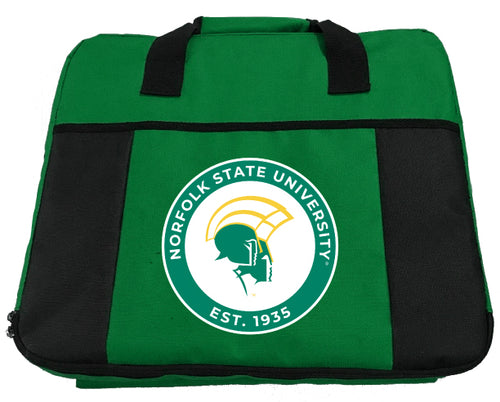 Norfolk State University Seat Cushion Officially Licensed Collegiate Product Green
