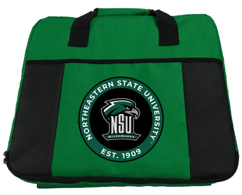 Northeastern State University Riverhawks Seat Cushion Officially Licensed Collegiate Product Green