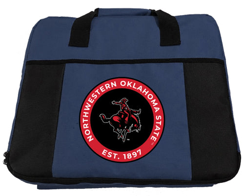 Northwestern Oklahoma State University Seat Cushion Officially Licensed Collegiate Product Navy