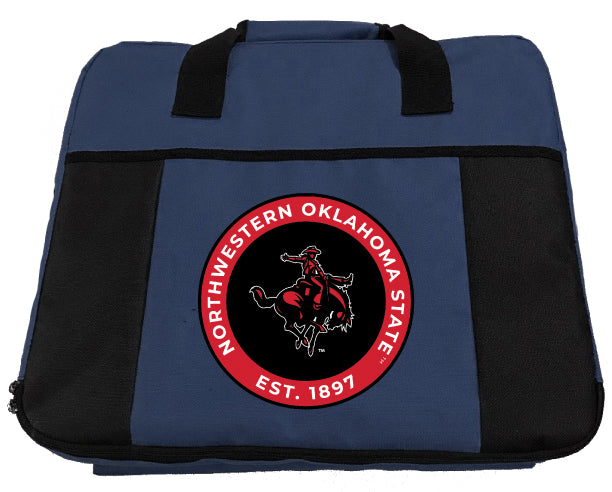 Northwestern Oklahoma State University Seat Cushion Officially Licensed Collegiate Product Navy