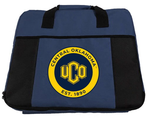 University of Central Oklahoma Bronchos Seat Cushion Officially Licensed Collegiate Product Navy