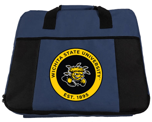 Wichita State Shockers Seat Cushion Officially Licensed Collegiate Product Navy