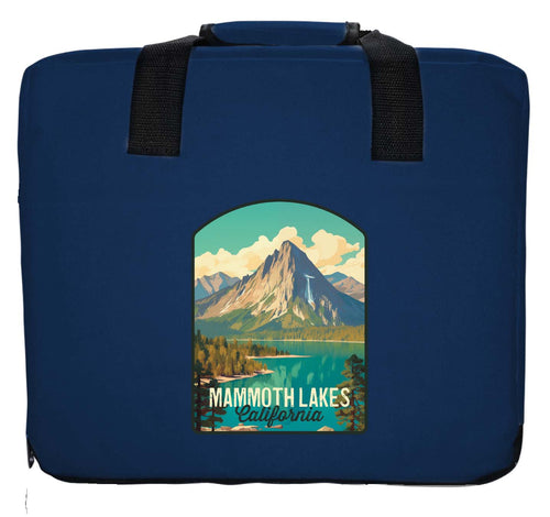 Mammoth Lakes California Design A Souvenir Destination Seat Cushion Navy Navy