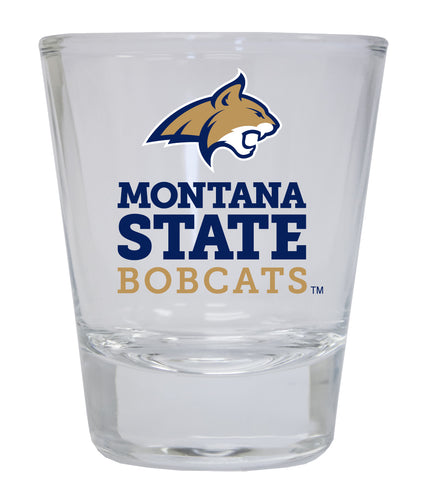 Montana State Bobcats NCAA Legacy Edition 2oz Round Base Shot Glass Clear