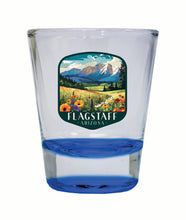 Load image into Gallery viewer, Flagstaff Arizona Design C Souvenir 2 Ounce Shot Glass Round
