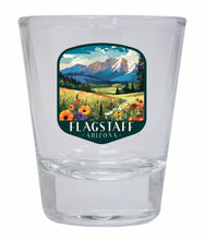 Load image into Gallery viewer, Flagstaff Arizona Design C Souvenir 2 Ounce Shot Glass Round
