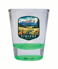 Load image into Gallery viewer, Flagstaff Arizona Design C Souvenir 2 Ounce Shot Glass Round
