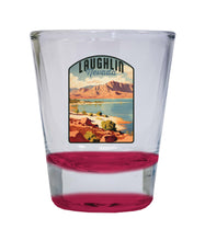 Load image into Gallery viewer, Laughlin Nevada Design B Souvenir 2 Ounce Shot Glass Round
