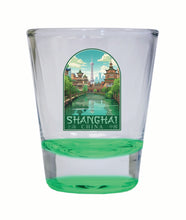 Load image into Gallery viewer, Shanghai China Old Town Design Souvenir 2 Ounce Shot Glass Round
