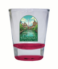 Load image into Gallery viewer, Shanghai China Old Town Design Souvenir 2 Ounce Shot Glass Round
