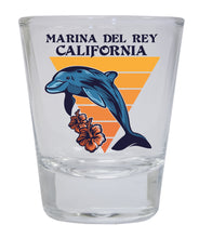 Load image into Gallery viewer, Marina Del Ray California 12 pack Round Shot Glass 1.5 oz
