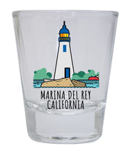 Load image into Gallery viewer, Marina Del Ray California 12 pack Round Shot Glass 1.5 oz
