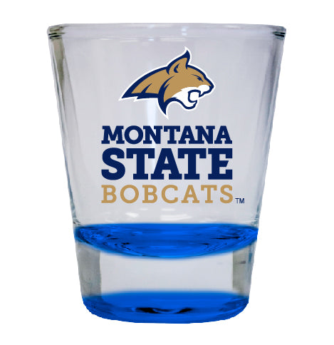 Montana State Bobcats NCAA Legacy Edition 2oz Round Base Shot Glass Red
