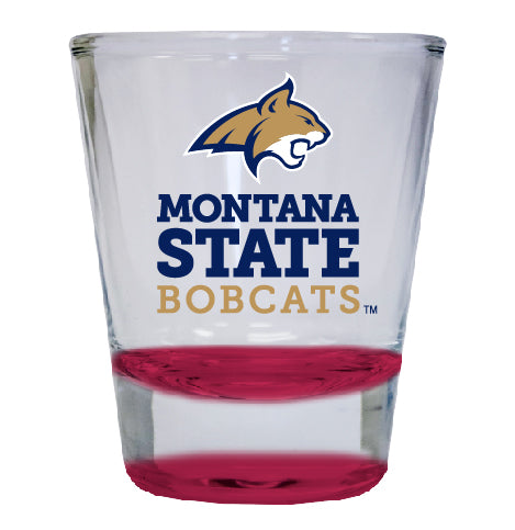 Montana State Bobcats NCAA Legacy Edition 2oz Round Base Shot Glass Red