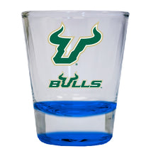 Load image into Gallery viewer, South Florida Bulls NCAA Legacy Edition 2oz Round Base Shot Glass Red
