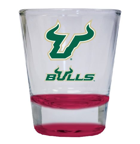 South Florida Bulls NCAA Legacy Edition 2oz Round Base Shot Glass Red