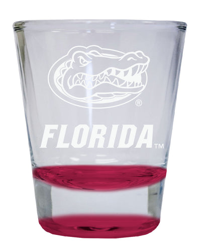 Florida Gators 2 oz Engraved Shot Glass Round Officially Licensed Collegiate Product