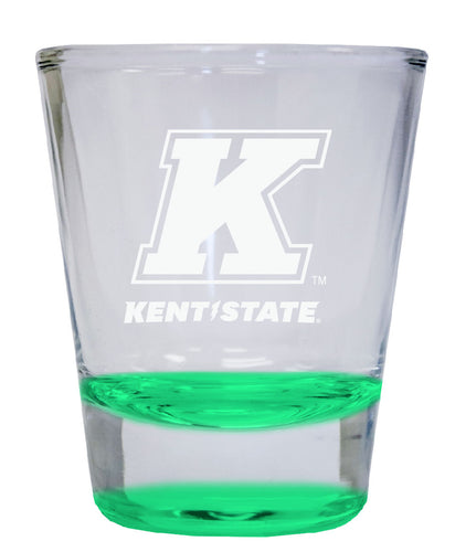 Kent State University 2 oz Engraved Shot Glass Round Officially Licensed Collegiate Product