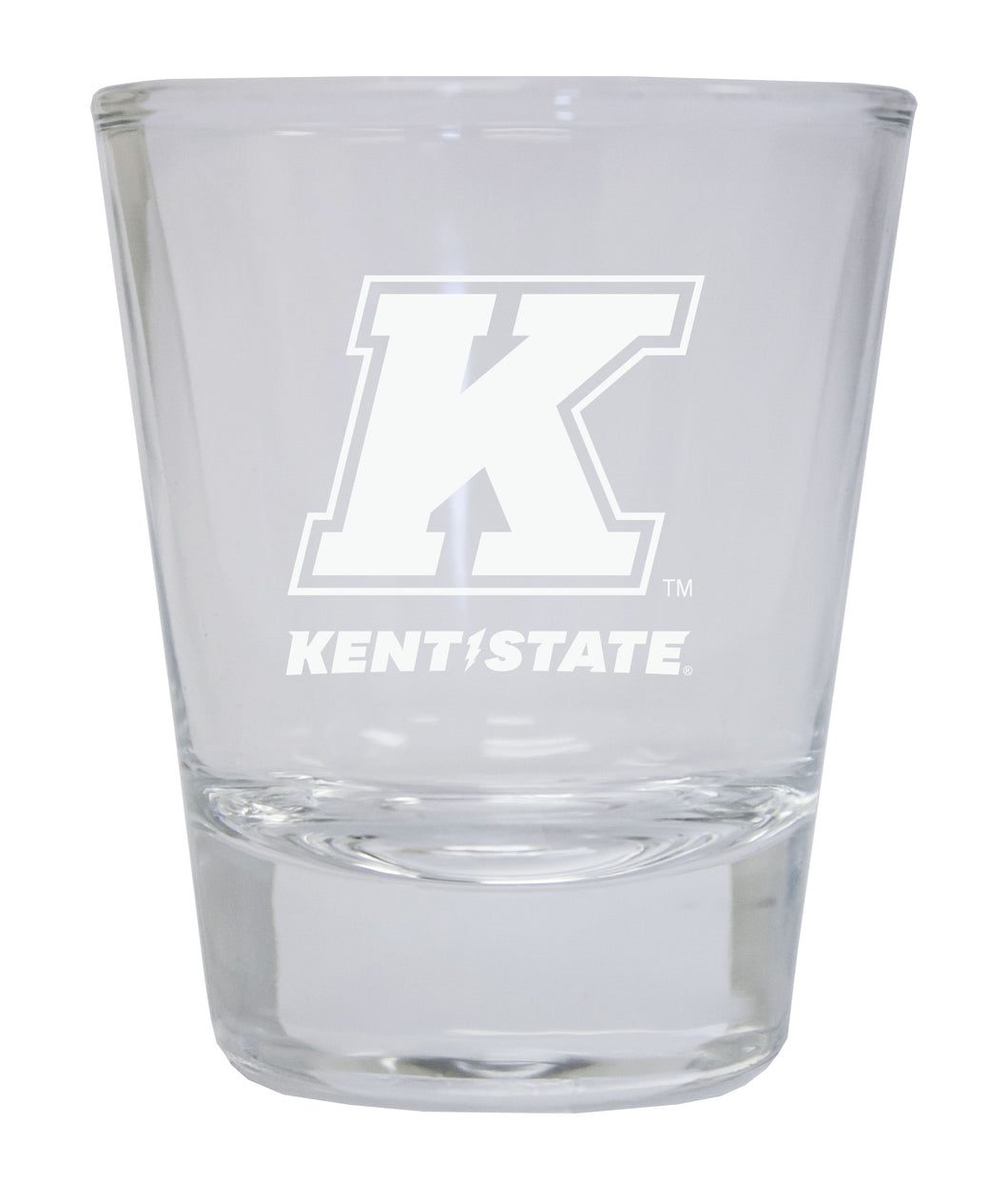 Kent State University Etched Round Shot Glass Officially Licensed Collegiate Product