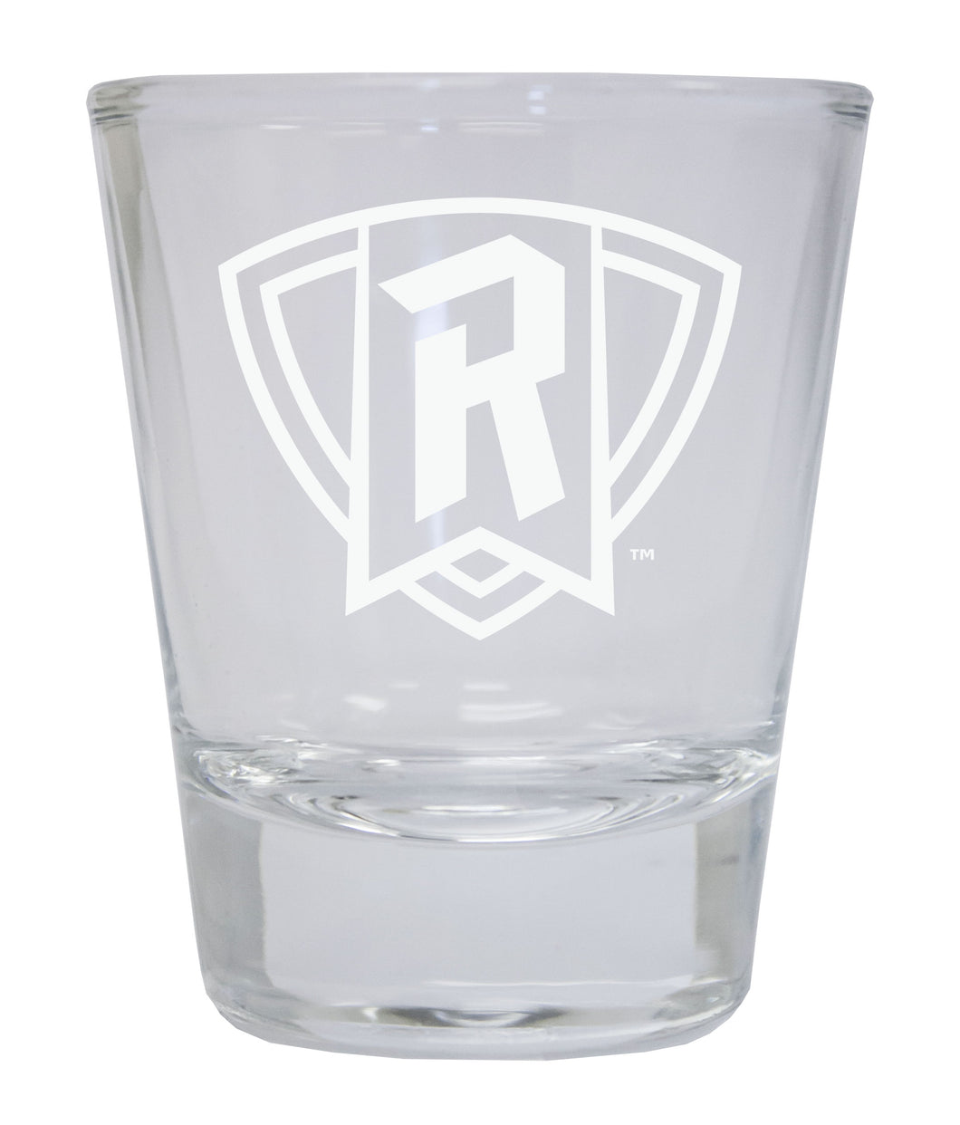 Radford University Highlanders Etched Round Shot Glass Officially Licensed Collegiate Product