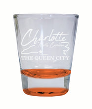 Load image into Gallery viewer, Charlotte North Carolina Souvenir 2 Ounce Engraved Shot Glass Round
