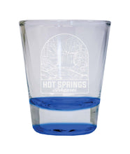 Load image into Gallery viewer, Hot Springs Arkansas Souvenir 2 Ounce Engraved Shot Glass Round
