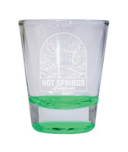 Load image into Gallery viewer, Hot Springs Arkansas Souvenir 2 Ounce Engraved Shot Glass Round
