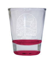 Load image into Gallery viewer, Hot Springs Arkansas Souvenir 2 Ounce Engraved Shot Glass Round
