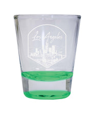 Load image into Gallery viewer, Los Angeles California Engraving 1 Souvenir 2 Ounce Engraved Shot Glass Round
