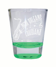 Load image into Gallery viewer, New Orleans Louisiana Souvenir 2 Ounce Engraved Shot Glass Round
