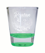 Load image into Gallery viewer, Roatan Honduras Souvenir 2 Ounce Engraved Shot Glass Round
