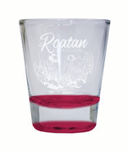 Load image into Gallery viewer, Roatan Honduras Souvenir 2 Ounce Engraved Shot Glass Round
