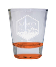 Load image into Gallery viewer, Salt Lake City Utah Souvenir 2 Ounce Engraved Shot Glass Round
