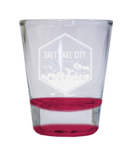 Load image into Gallery viewer, Salt Lake City Utah Souvenir 2 Ounce Engraved Shot Glass Round
