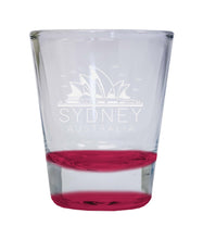Load image into Gallery viewer, Sydney Australia Souvenir 2 Ounce Engraved Shot Glass Round
