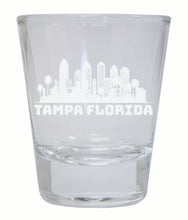 Load image into Gallery viewer, Tampa Florida Souvenir 2 Ounce Engraved Shot Glass Round Clear Single Unit
