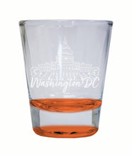 Load image into Gallery viewer, Washington DC Engraving2 Souvenir 2 Ounce Engraved Shot Glass Round
