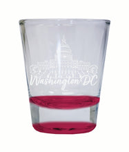 Load image into Gallery viewer, Washington DC Engraving2 Souvenir 2 Ounce Engraved Shot Glass Round
