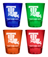 Load image into Gallery viewer, Louisiana Tech Bulldogs Customizable Engraved Full Color 2oz Shot Glass Officially Licensed Collegiate Product
