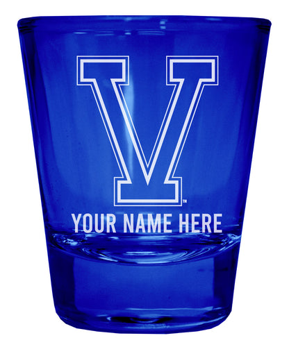 Vermont Catamounts Customizable Engraved Full Color 2oz Shot Glass Blue Officially Licensed Collegiate Product Single