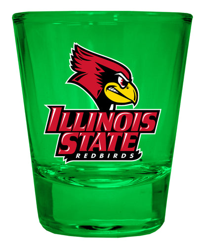 Illinois State Redbirds Full Color 2oz Shot Glass Officially Licensed Collegiate Product