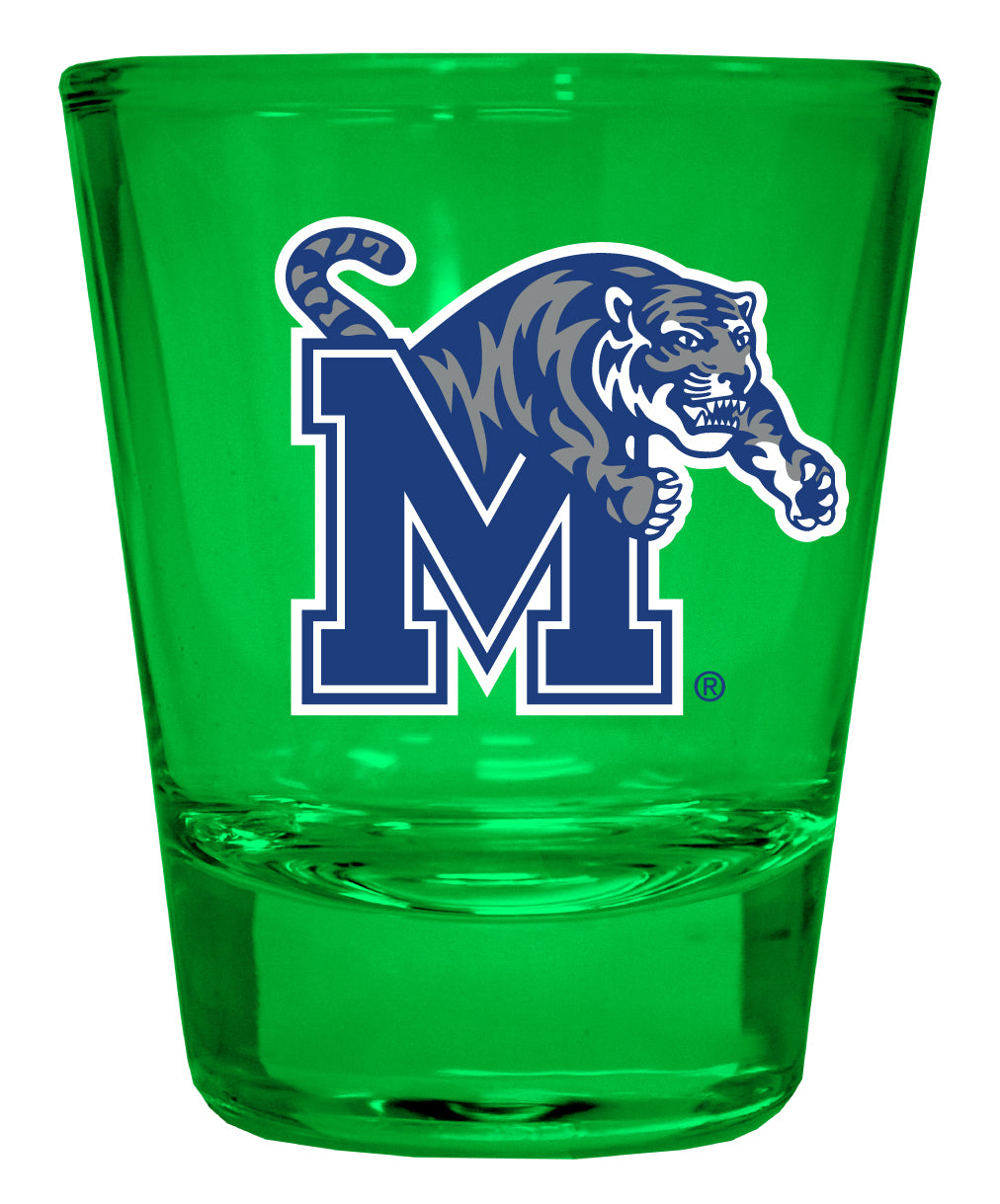 Memphis Tigers Full Color 2oz Shot Glass Officially Licensed Collegiate Product