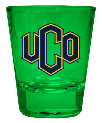 University of Central Oklahoma Bronchos Full Color 2oz Shot Glass Officially Licensed Collegiate Product