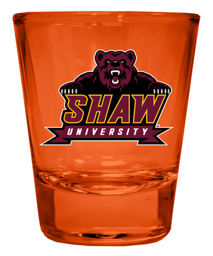 Shaw University Bears Full Color 2oz Shot Glass Officially Licensed Collegiate Product
