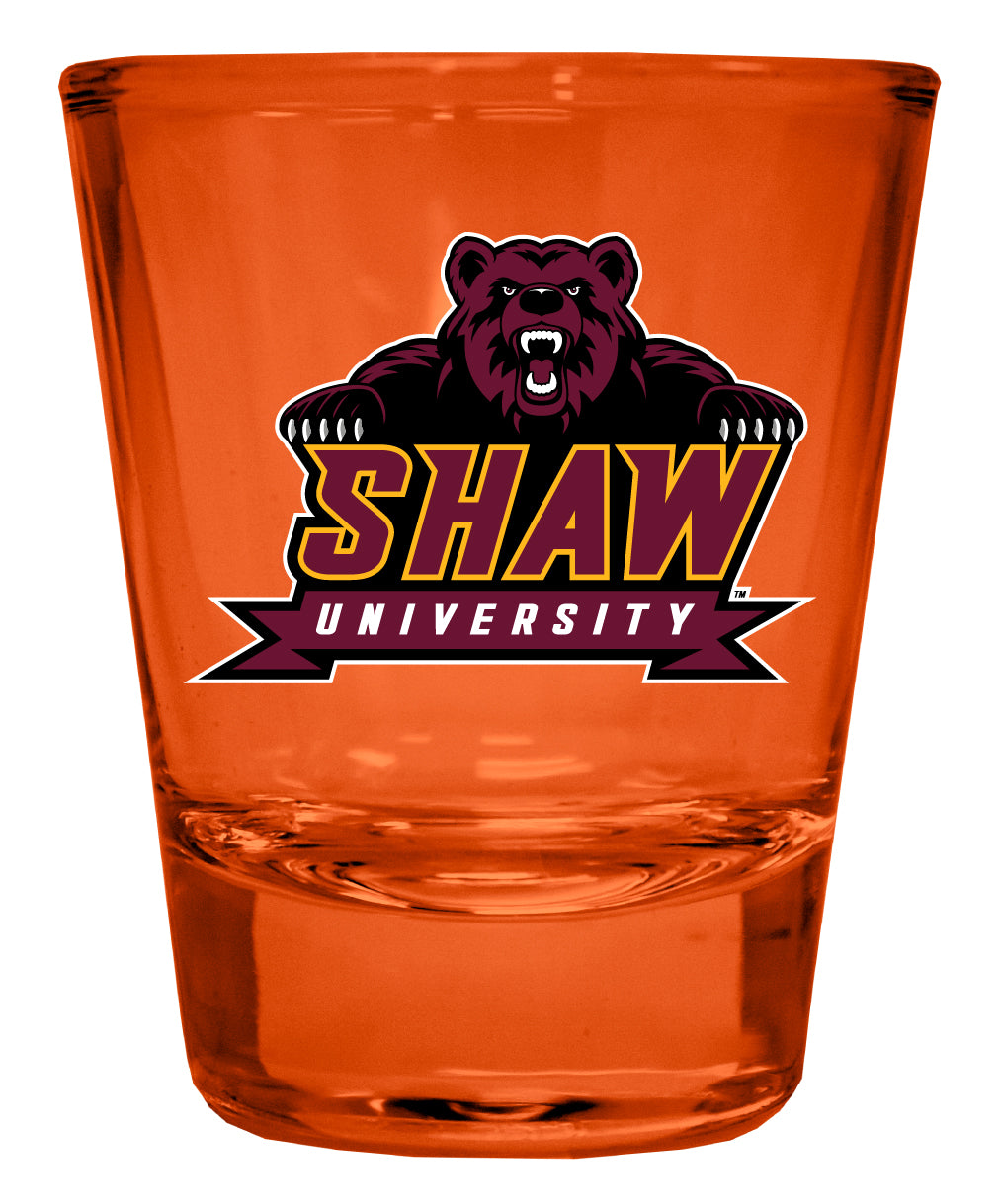 Shaw University Bears Full Color 2oz Shot Glass Officially Licensed Collegiate Product