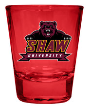 Load image into Gallery viewer, Shaw University Bears Full Color 2oz Shot Glass Officially Licensed Collegiate Product
