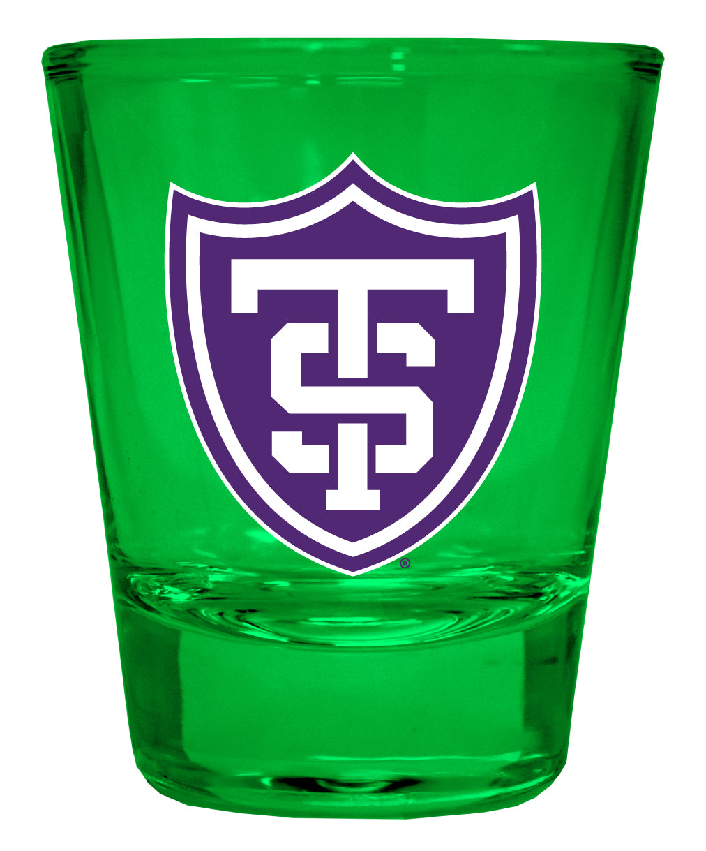 University of St. Thomas Full Color 2oz Shot Glass Officially Licensed Collegiate Product