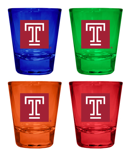 Temple University Full Color 2oz Shot Glass Officially Licensed Collegiate Product